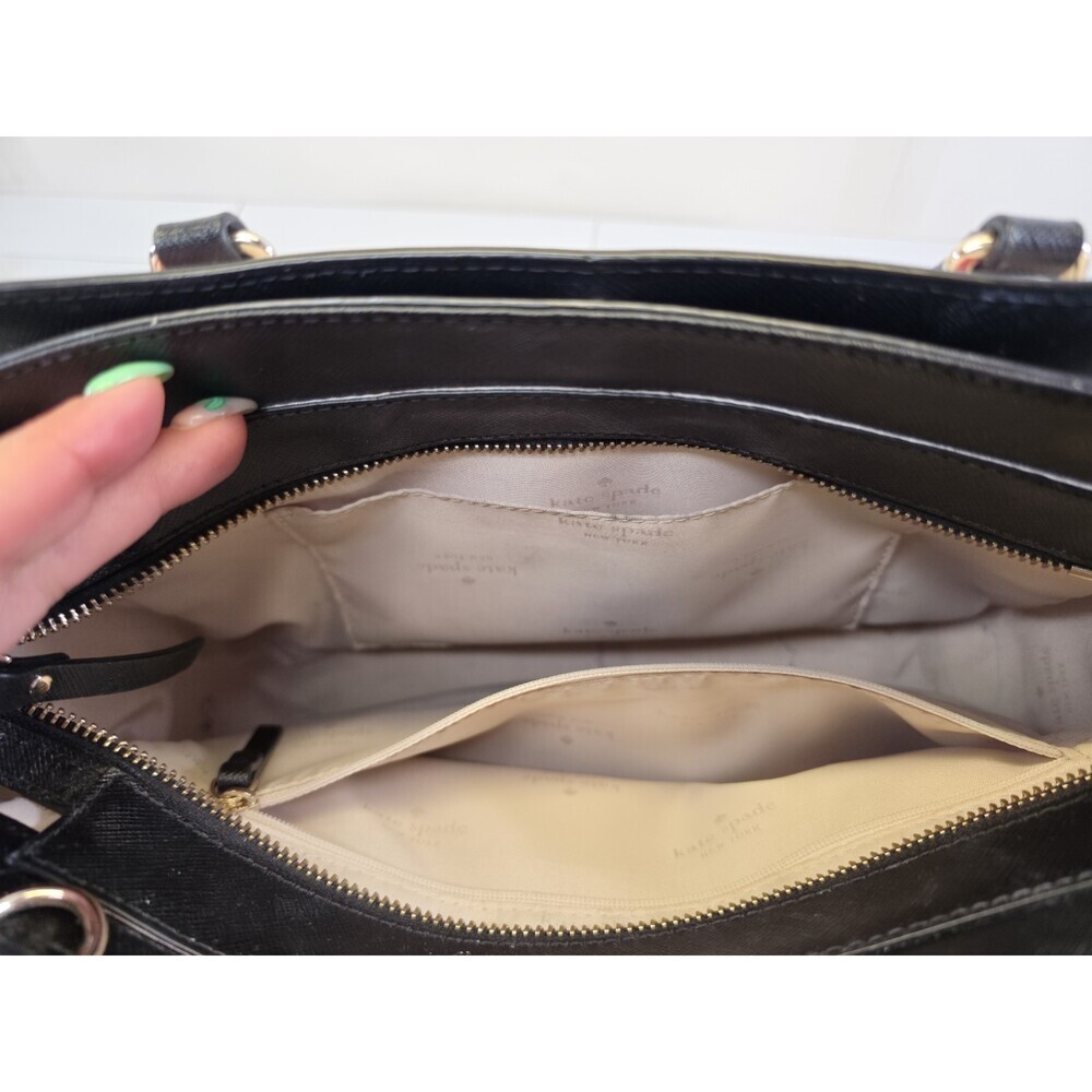 Kate Spade Laurel Way Reese Scribble Hearts Satchel - Picture 7 of 12